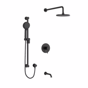 RIOBEL | Black Shower Kit 1345 Trim