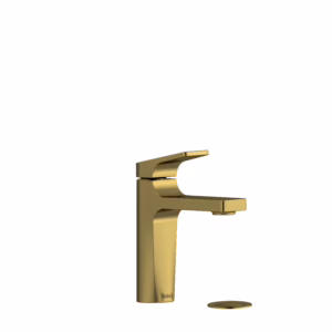 RIOBEL | Brushed Gold Ode™ Single Handle Lavatory Faucet