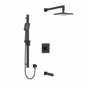 RIOBEL | Black Shower Kit 1345 Trim