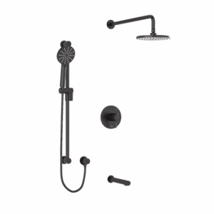 RIOBEL | Black Shower Kit 1345 Trim