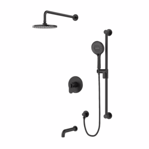 RIOBEL | Black Shower Kit 1345 Trim