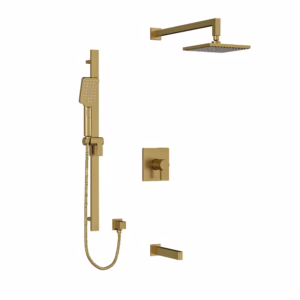 RIOBEL | Brushed Gold Shower Kit 1345 Trim