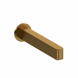 RIOBEL | Brushed Gold Paradox™ Wall Mount Tub Spout