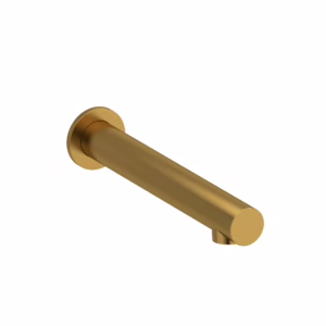 RIOBEL | Brushed Gold Wall Mount Tub Spout