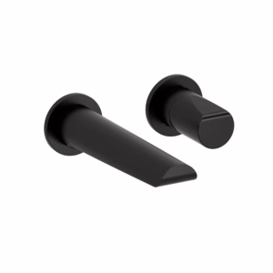 RIOBEL | Black Parabola™ Wall Mount 360° Lavatory Faucet Trim