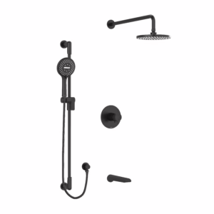 RIOBEL | Black Shower Kit 1345 Trim