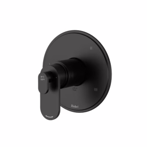 RIOBEL | Black Arca™ 1/2" Therm & Pressure Balance Trim With 5 Functions