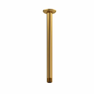RIOBEL | Brushed Gold 12" Ceiling Mount Shower Arm