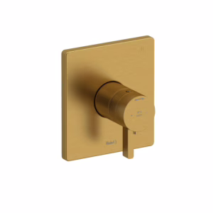 RIOBEL | Brushed Gold Paradox™ 1/2" Therm & Pressure Balance Trim With 5 Functions
