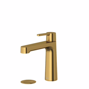 RIOBEL | Brushed Gold Nibi™ Single Handle Lavatory Faucet With Top Handle