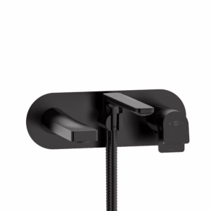RIOBEL | Black Ode™ Wall Mount Thermostatic/Pressure Balance Tub Filler Trim
