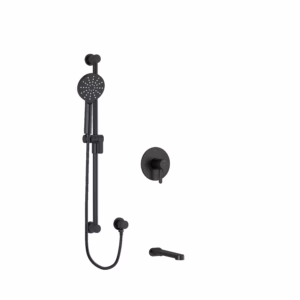 RIOBEL | Black Shower Kit 1244 Trim