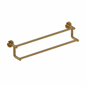 RIOBEL | Brushed Gold Star Double 24" Towel Bar