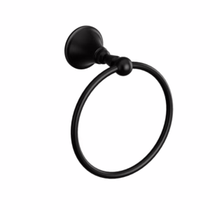 RIOBEL | Black Momenti™ Towel Ring