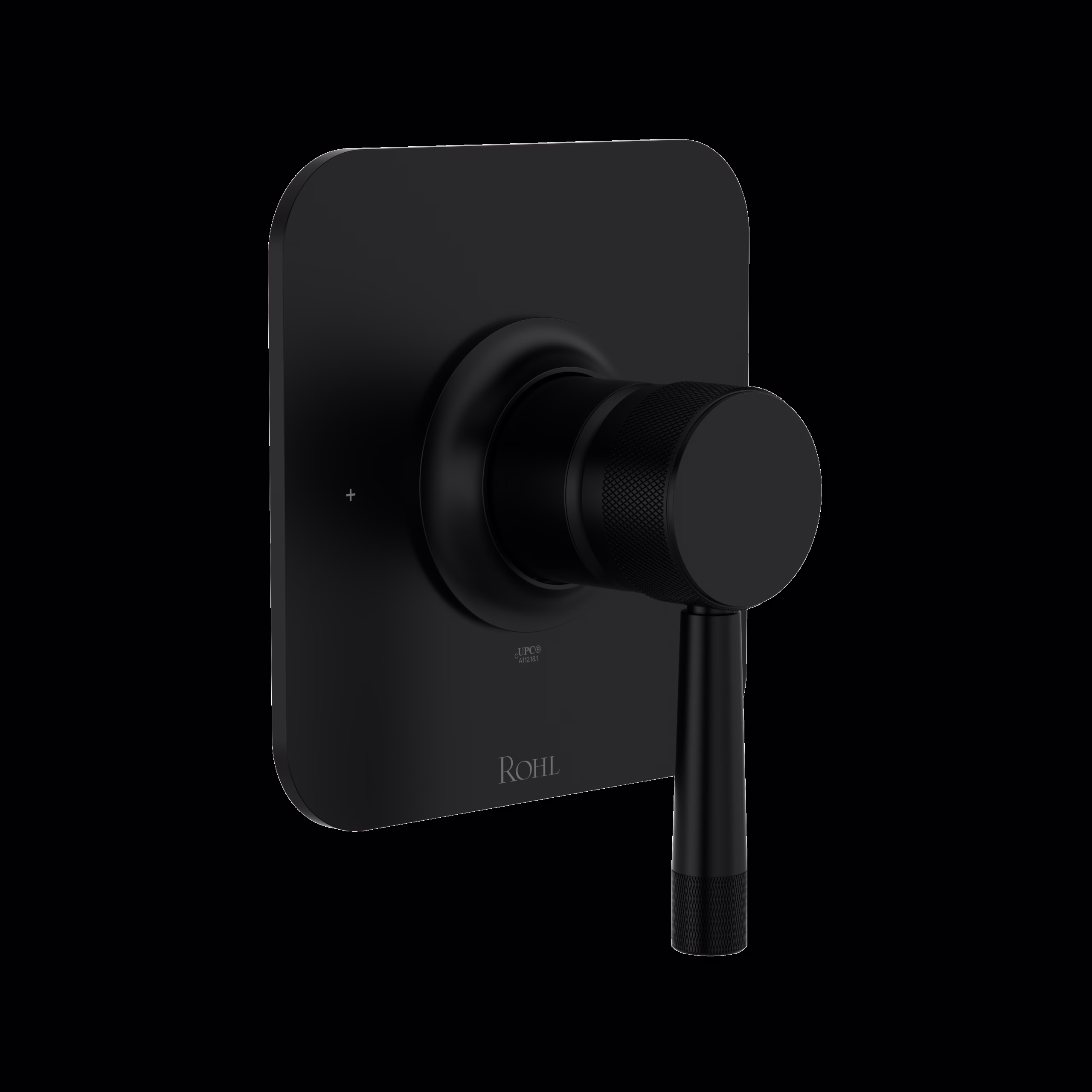 ROHL | Matte Black Graceline® 1/2" Pressure Balance Trim