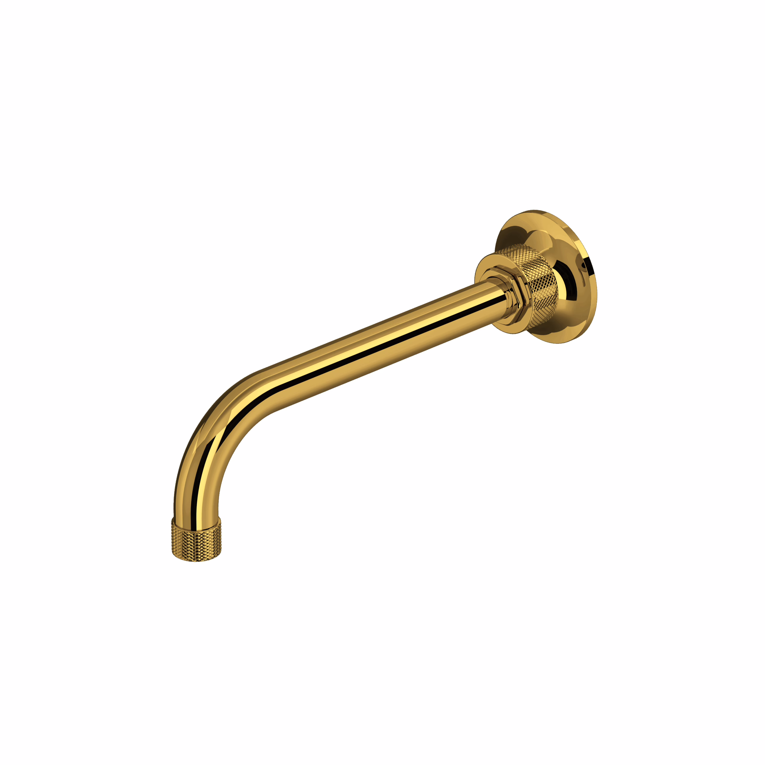 ROHL | Unlacquered Brass Graceline® Wall Mount Tub Spout