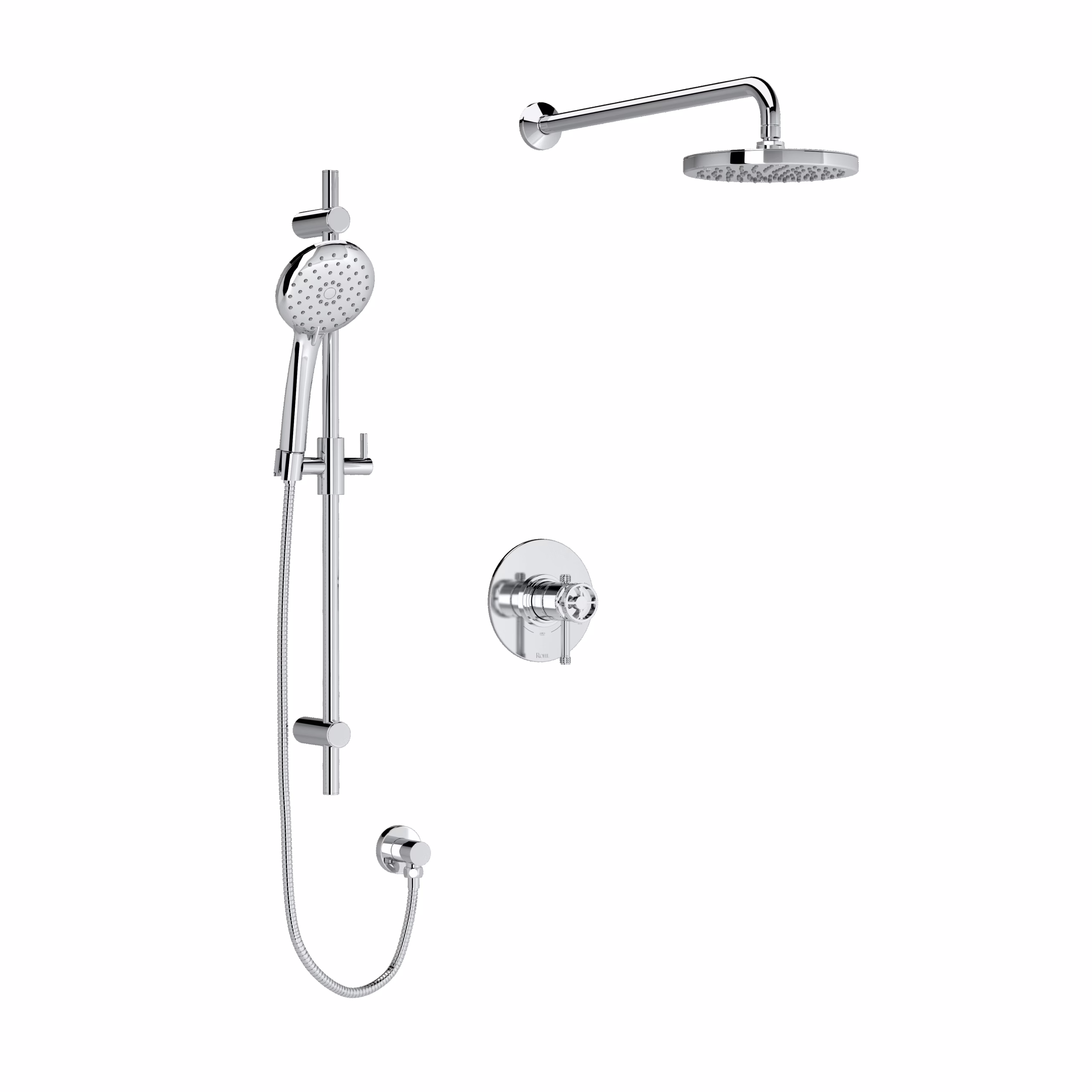 ROHL | Polished Chrome Shower Kit 323 Trim