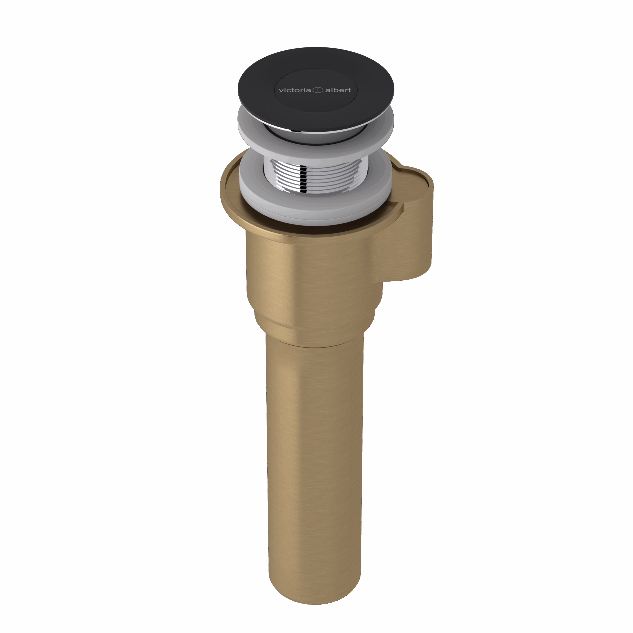 Victoria + Albert | Black IntelliDrain™ Push Drain for Victoria + Albert® Bathtubs Without an Overflow Hole