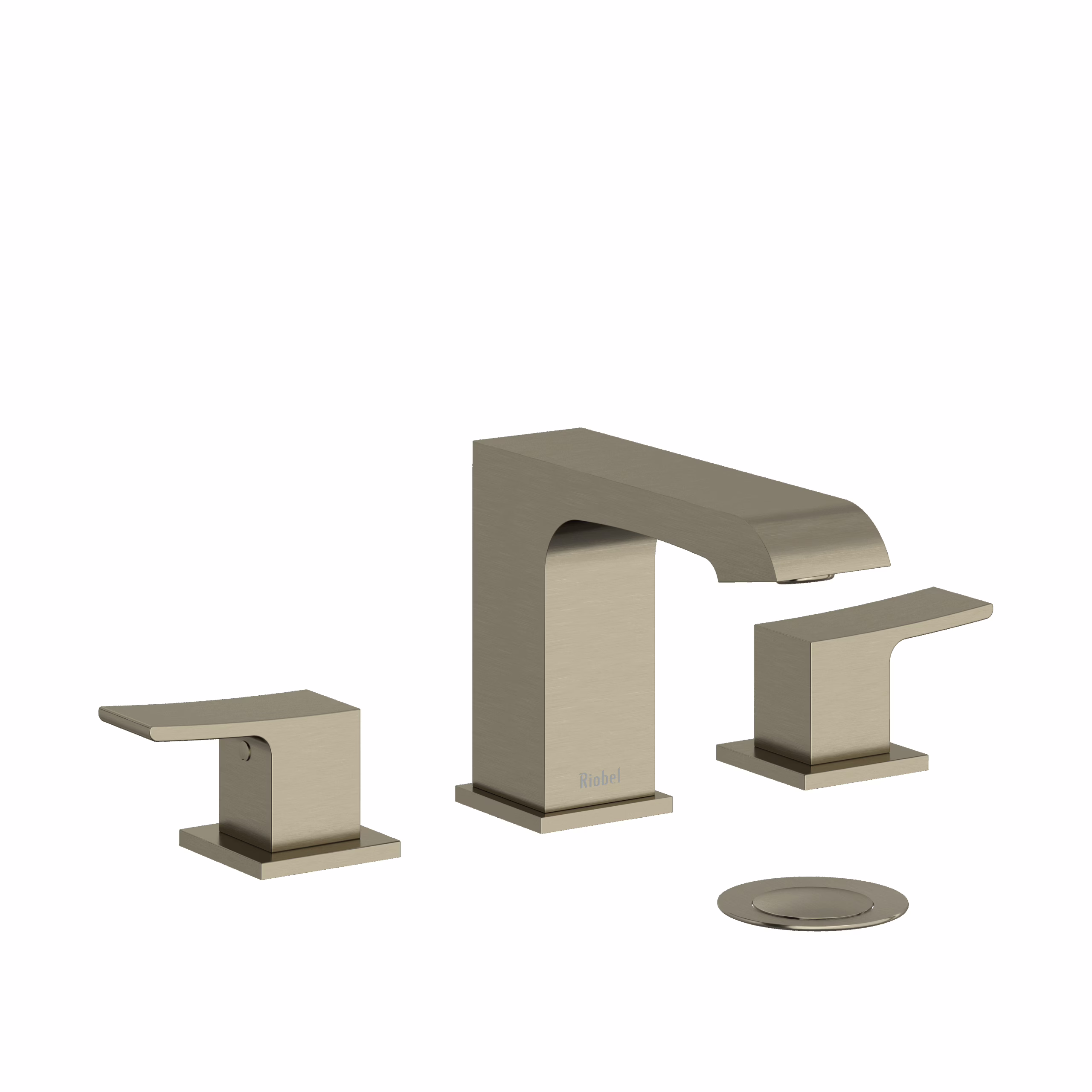 RIOBEL | Brushed Nickel Zendo™ Widespread Lavatory Faucet