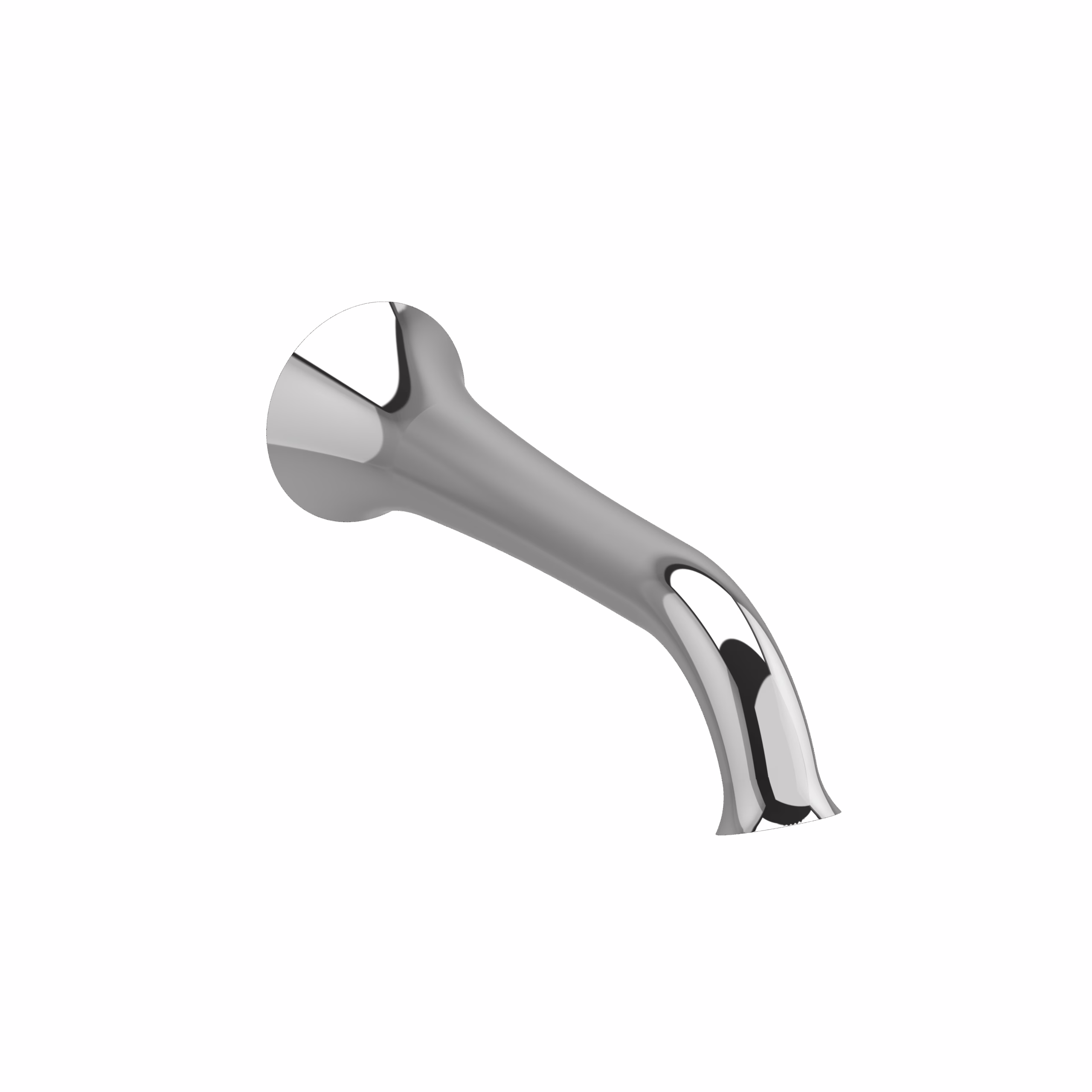 RIOBEL | Chrome Edge™ Wall Mount Tub Spout
