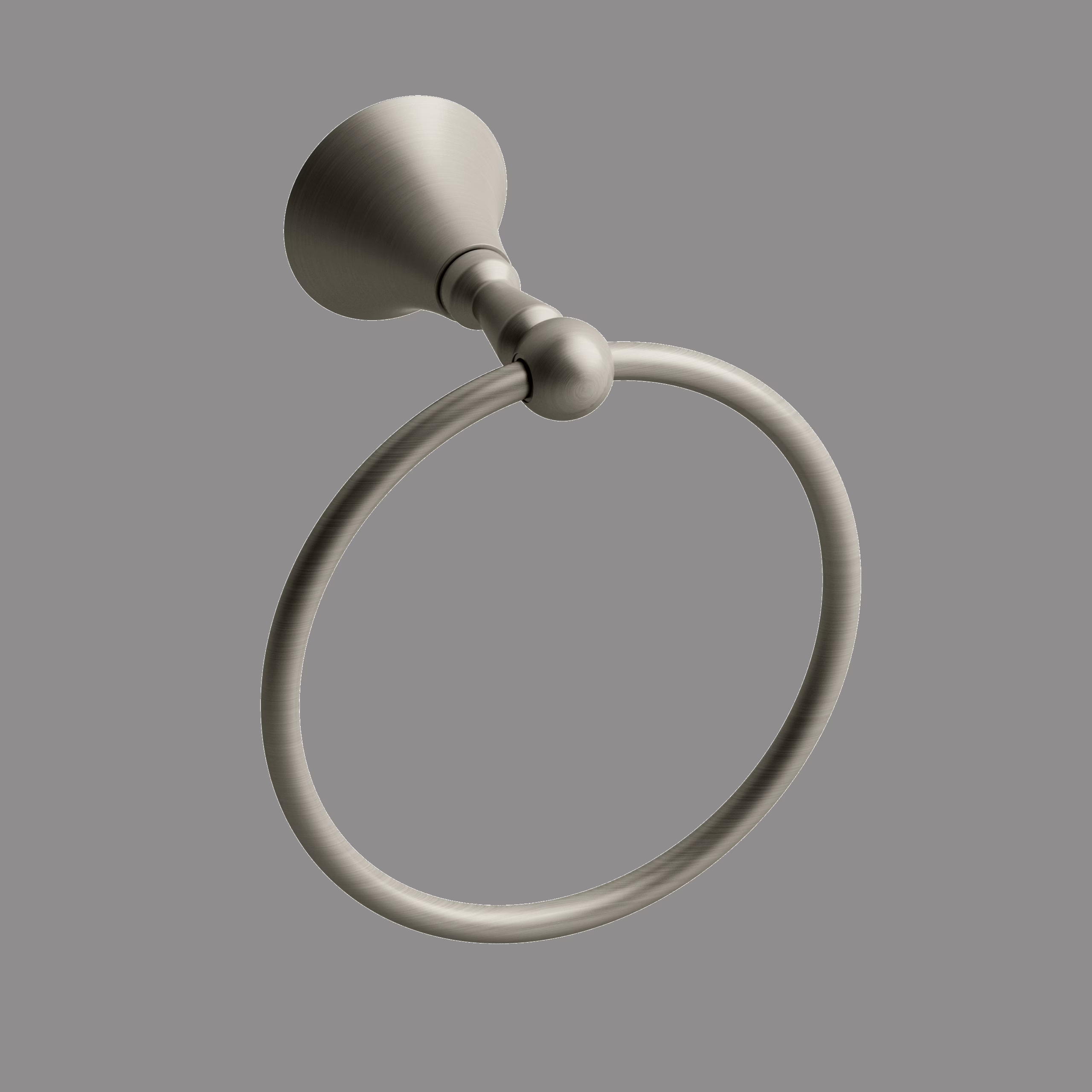 RIOBEL | Brushed Nickel Hudson™ Towel Ring