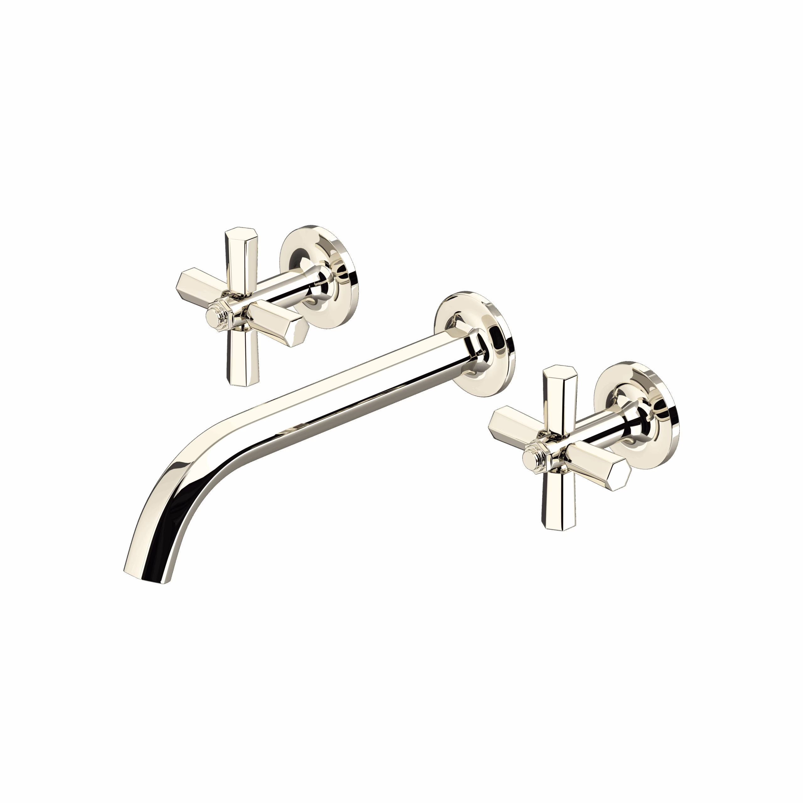 ROHL | Polished Nickel Modelle™ Wall Mount Lavatory Faucet Trim