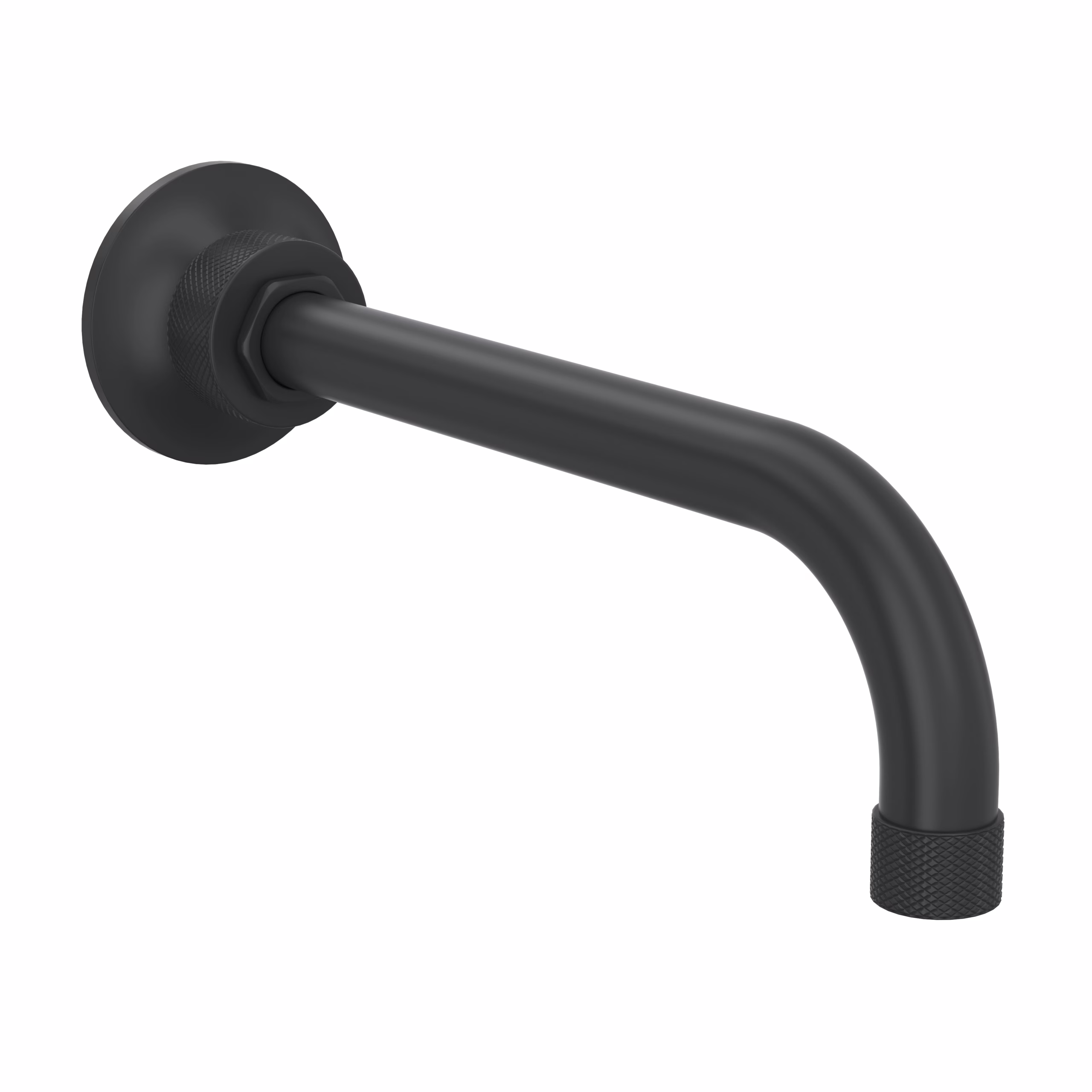 ROHL | Matte Black Graceline® Wall Mount Tub Spout