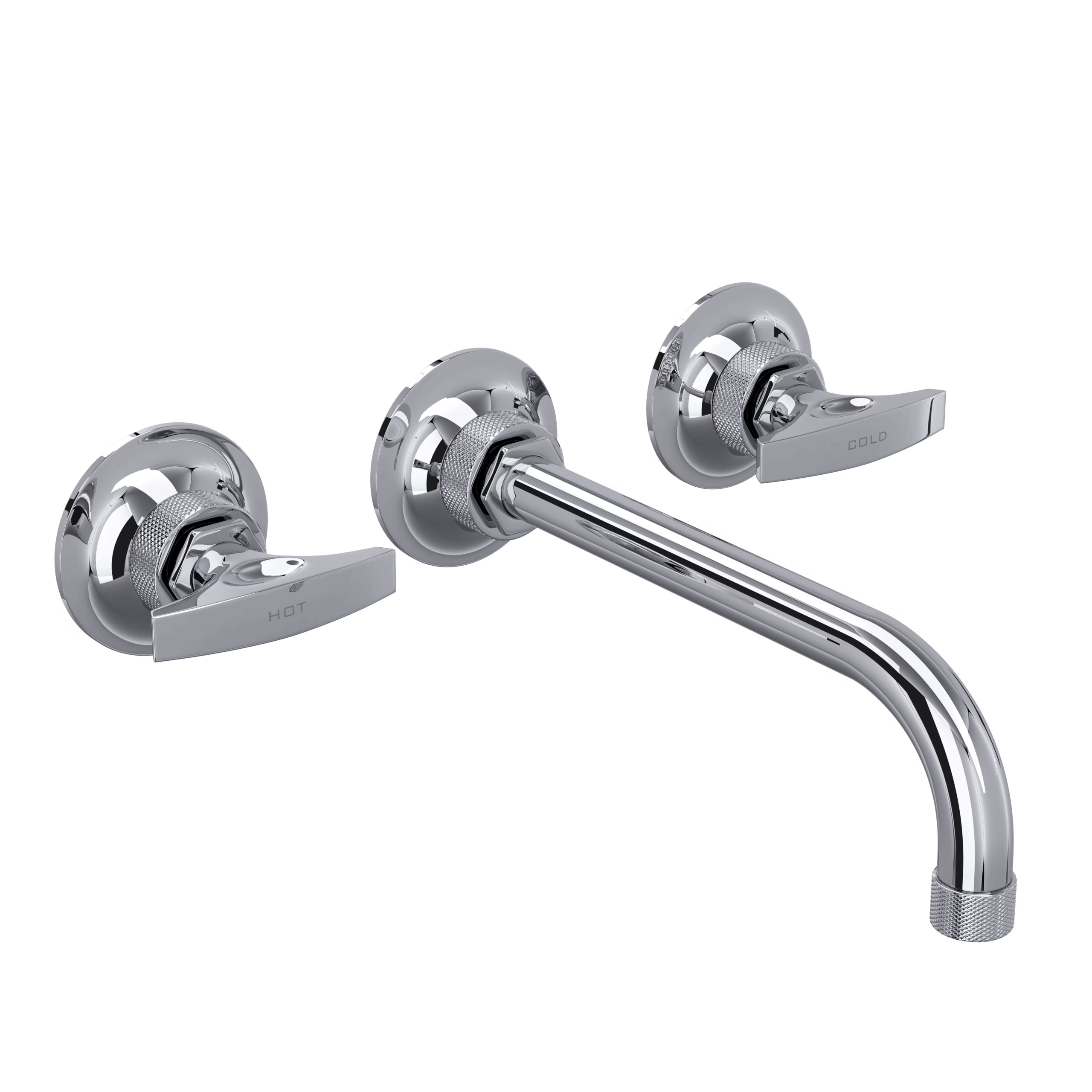 ROHL | Polished Chrome Graceline® Wall Mount Lavatory Faucet Trim