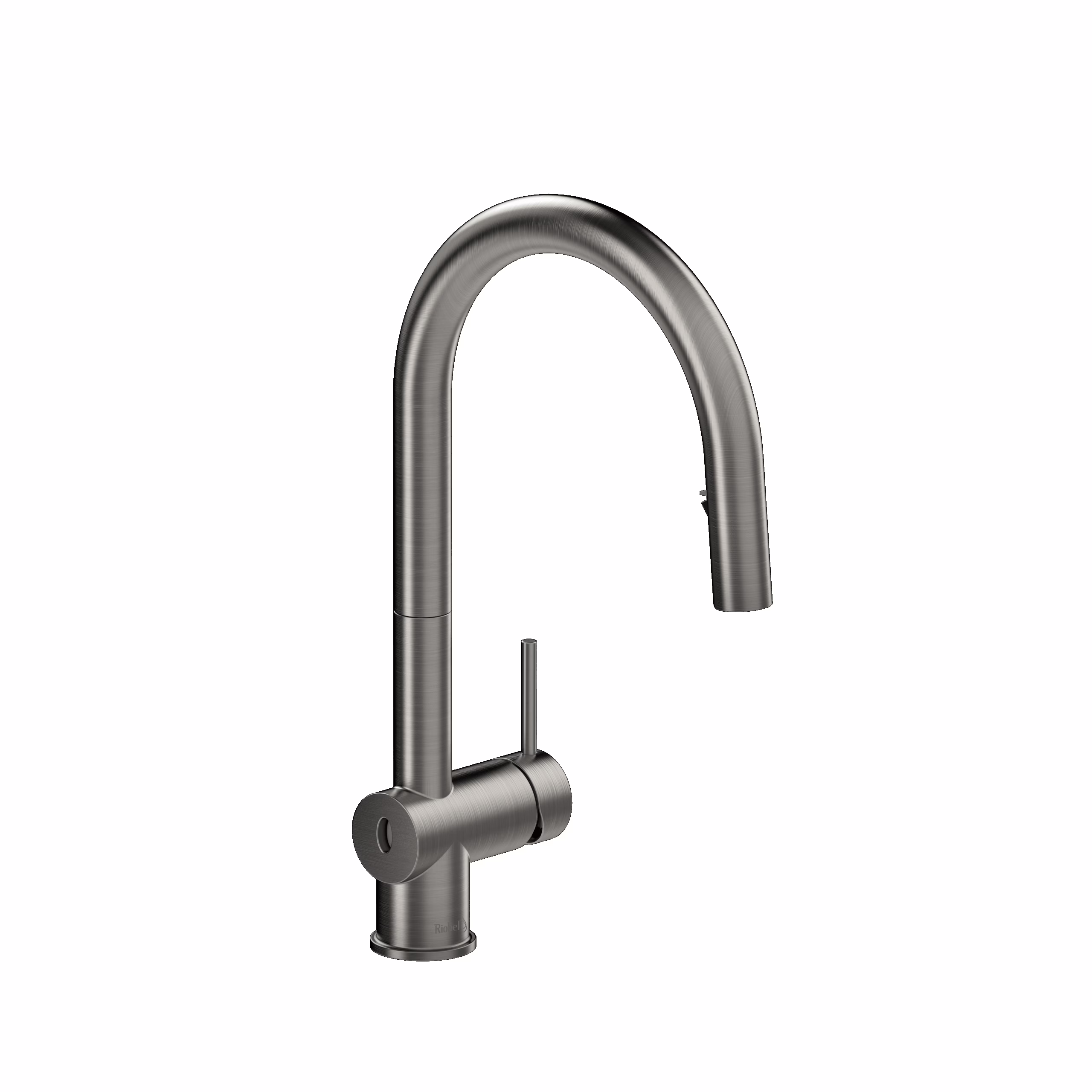 RIOBEL | Stainless Steel Azure™ Pull-Down Touchless Kitchen Faucet With C-Spout