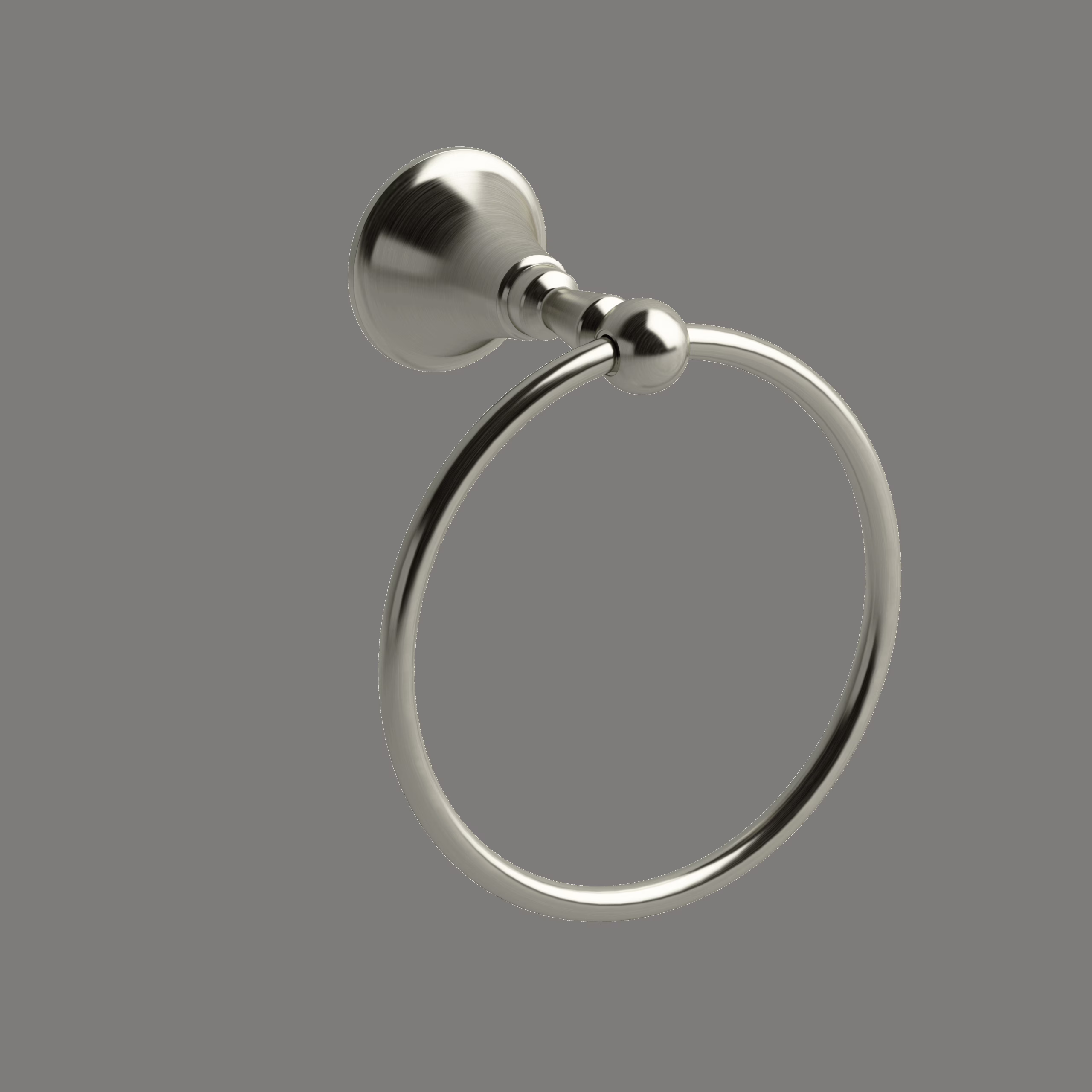 RIOBEL | Brushed Nickel Momenti™ Towel Ring