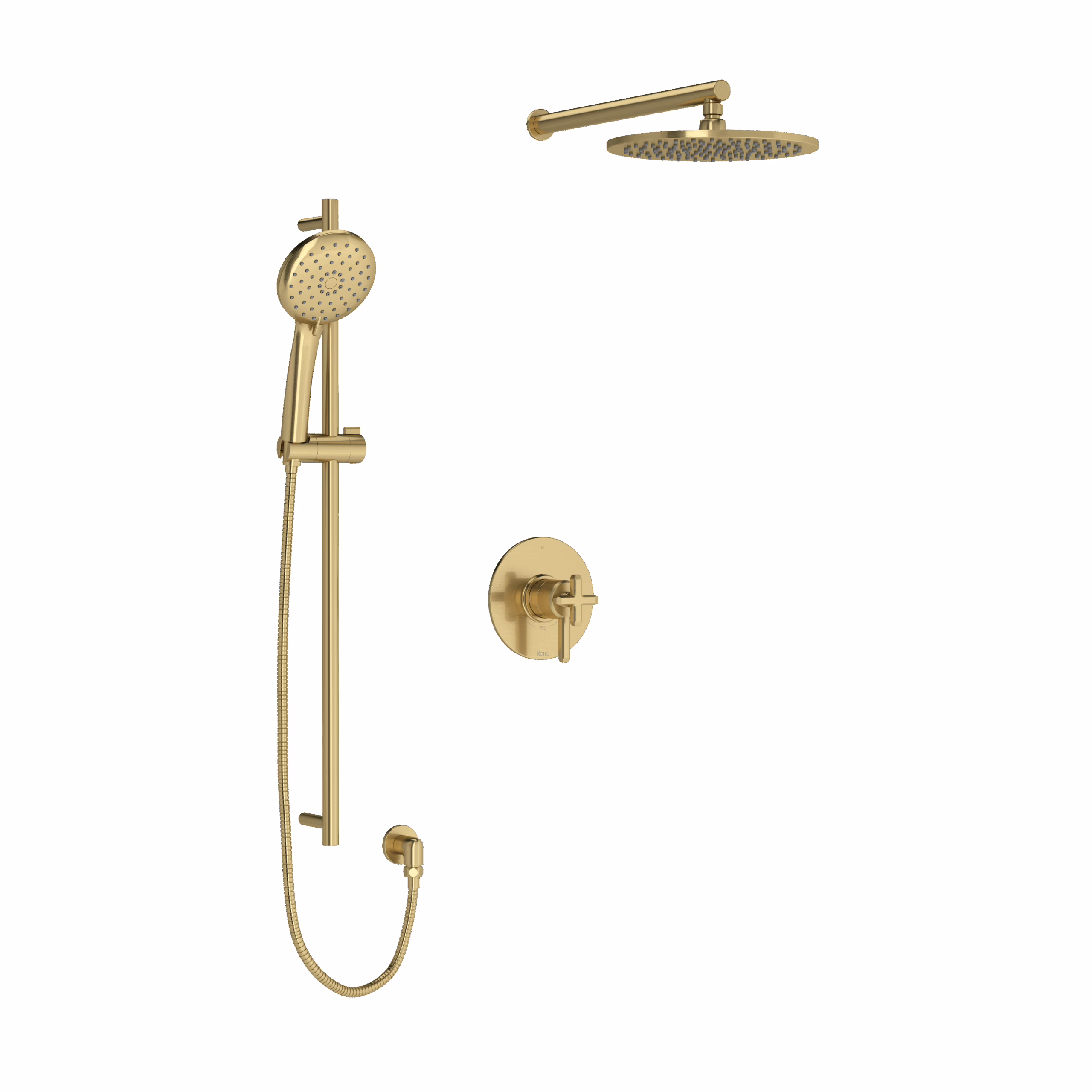 ROHL | Antique Gold Shower Kit 323 Trim