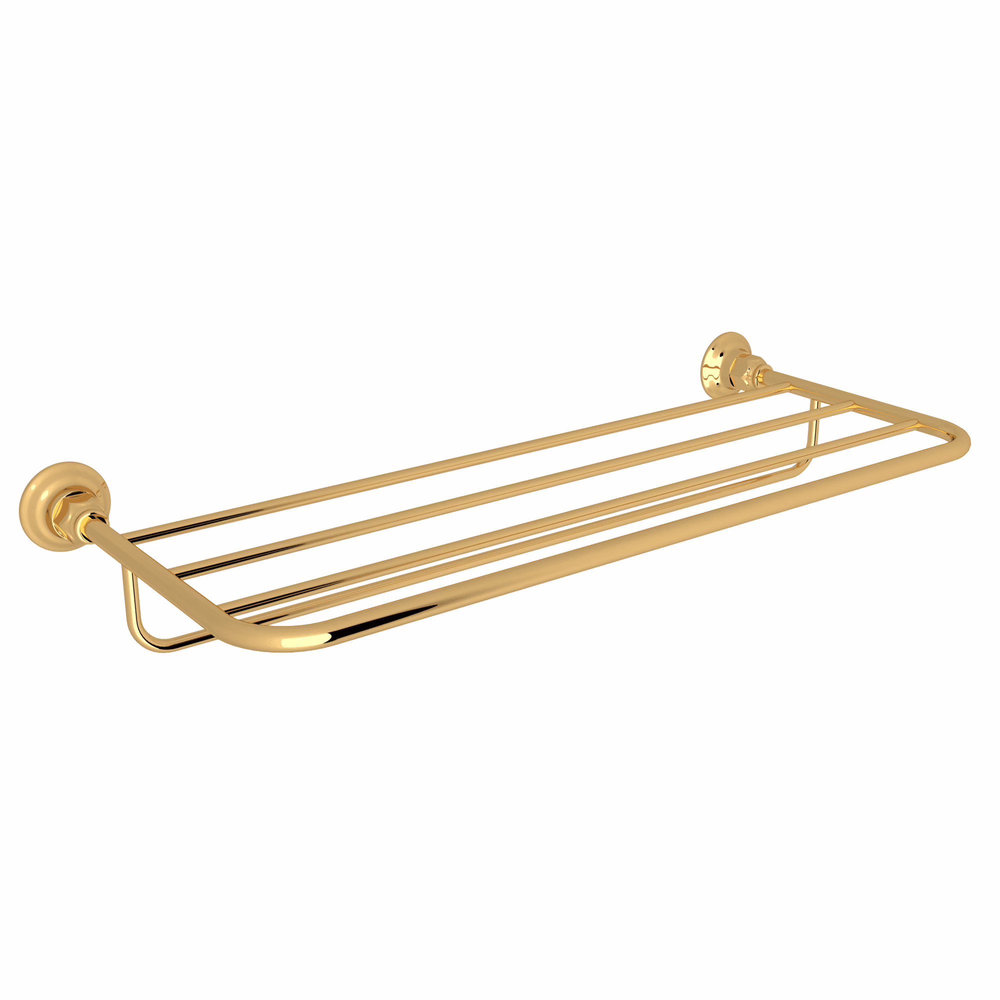 ROHL | Italian Brass Wall Mount Towel Shelf