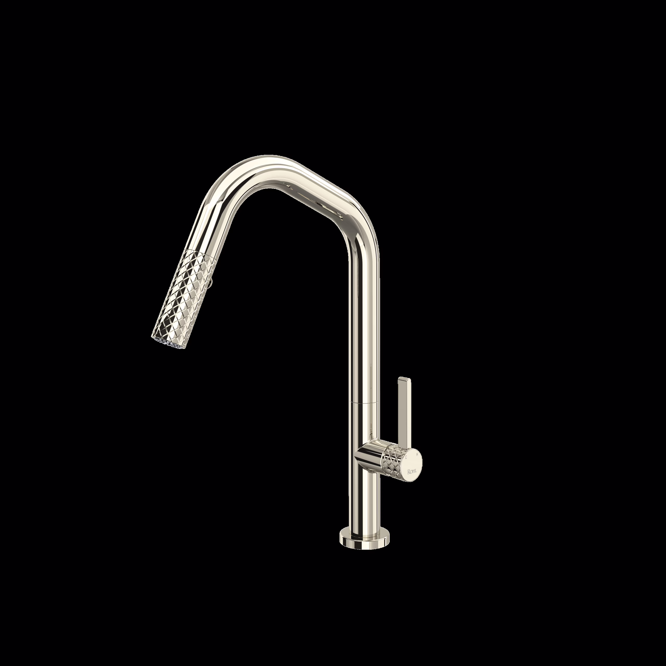 ROHL | Polished Nickel Tenerife™ Pull-Down Kitchen Faucet With U-Spout