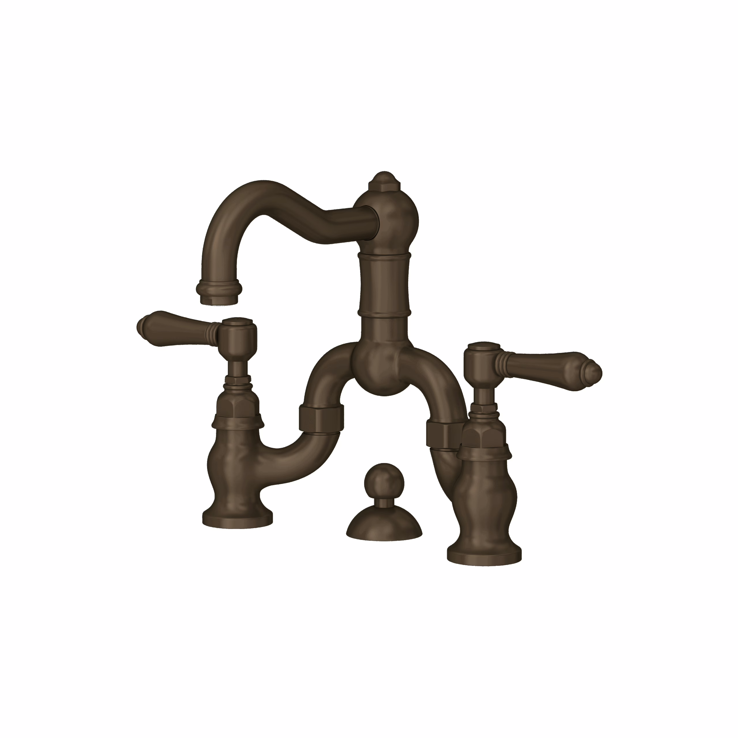 ROHL | Tuscan Brass Acqui® Bridge Lavatory Faucet