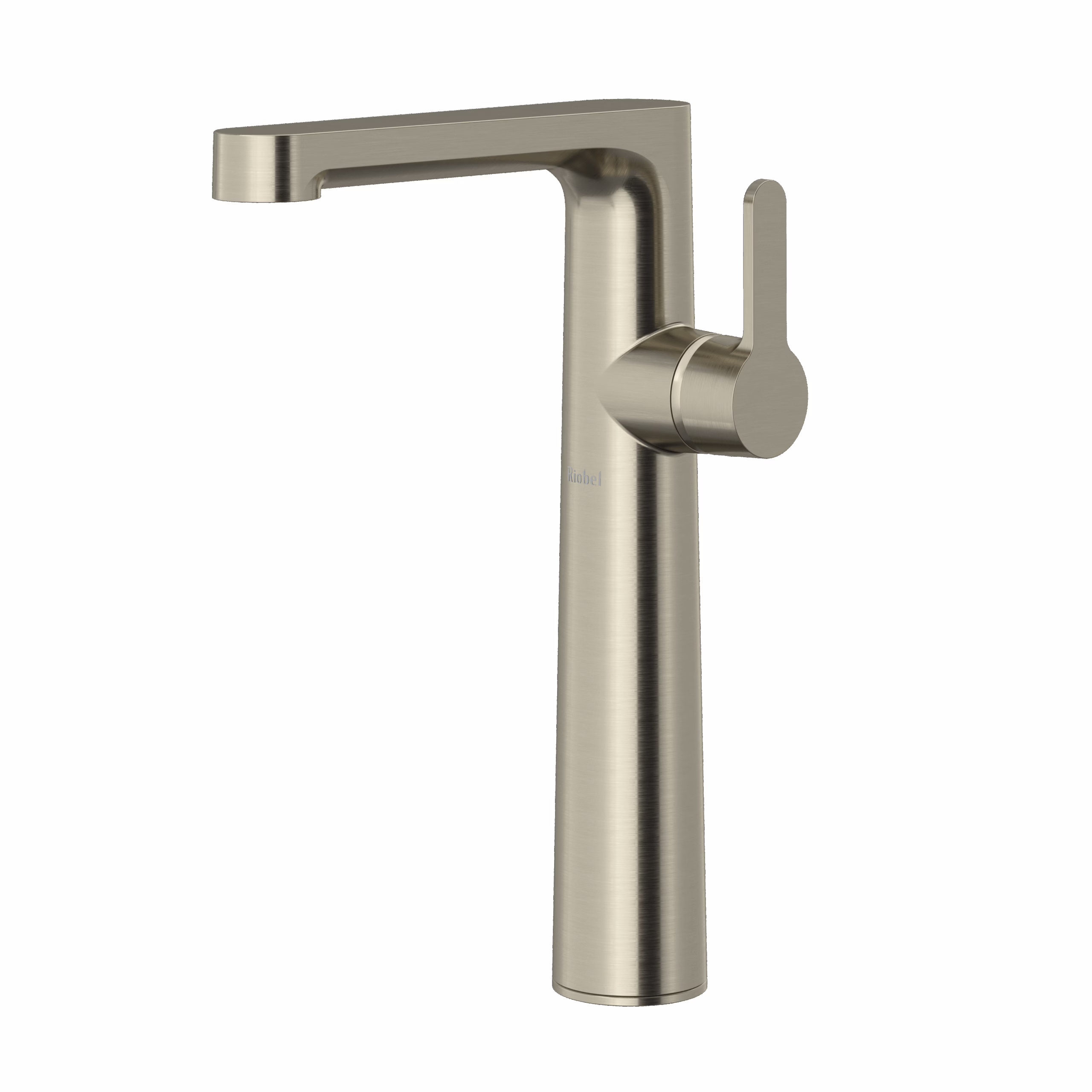 RIOBEL | Brushed Nickel Nibi™ Single Handle Tall Lavatory Faucet