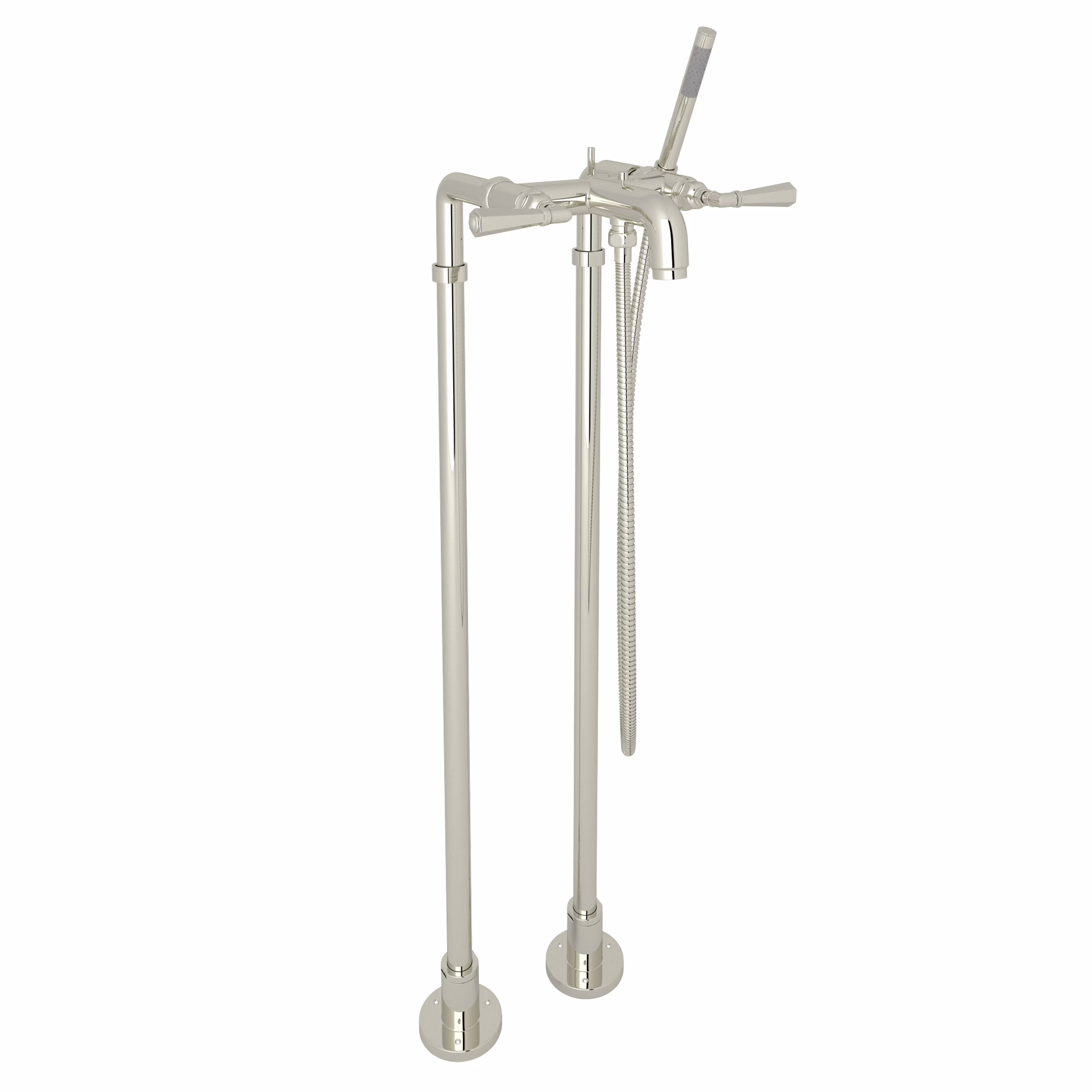 ROHL | Polished Nickel San Giovanni™ Floor Mount Tub Filler