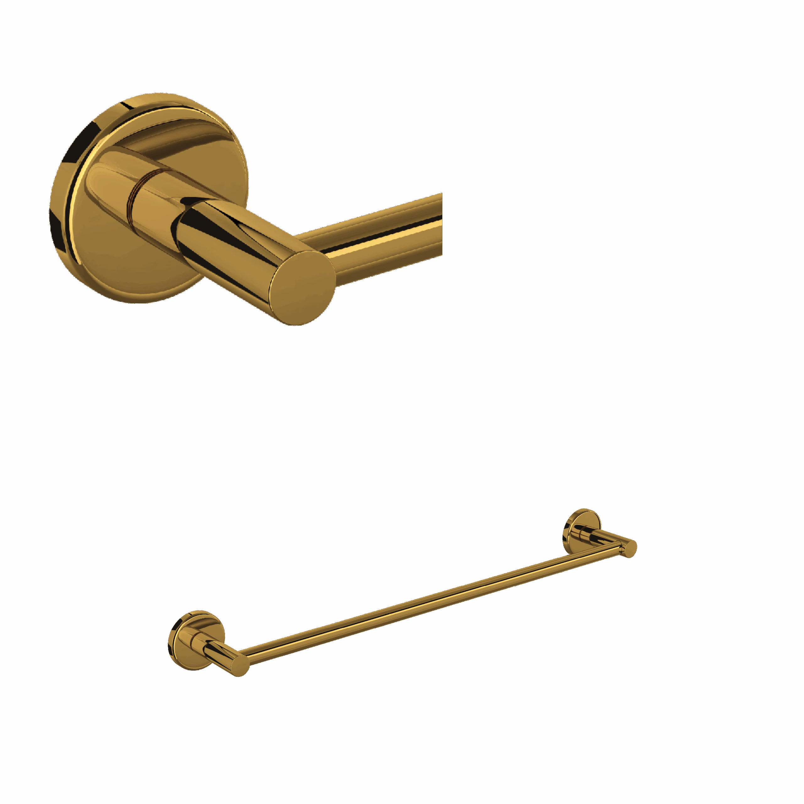 ROHL | Unlacquered Brass Lombardia® 18" Towel Bar