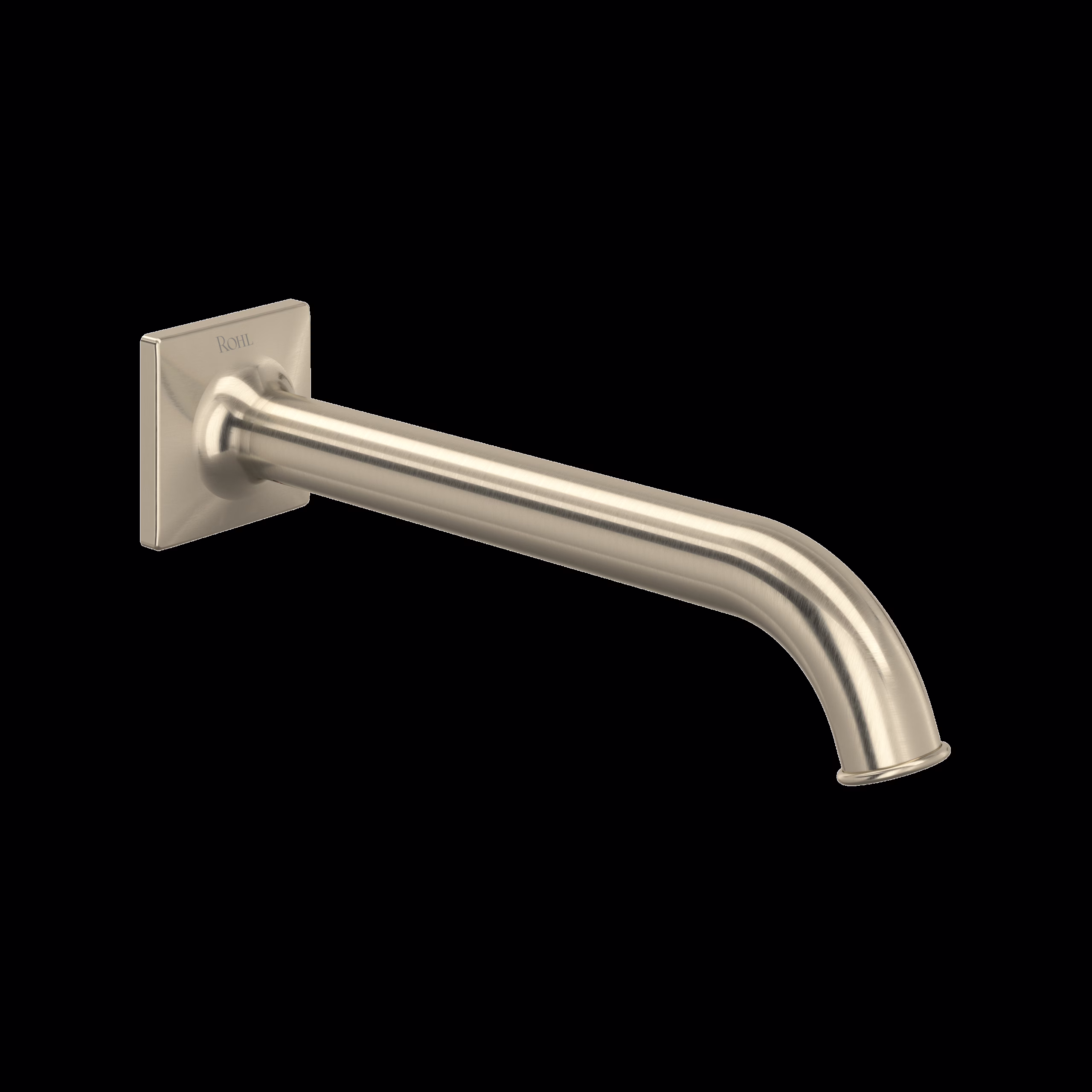 ROHL | Satin Nickel Apothecary™ Wall Mount Tub Spout