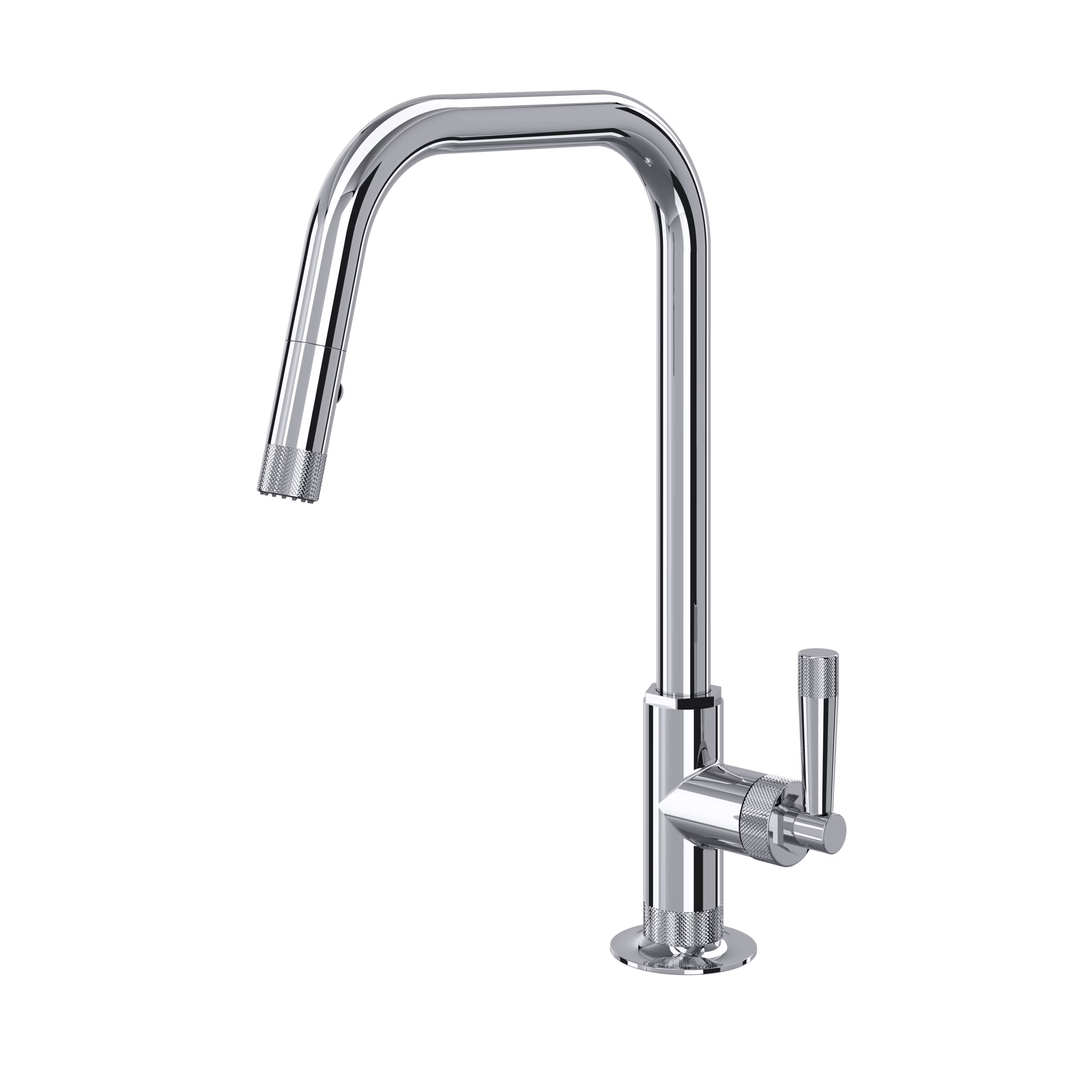 ROHL | Polished Chrome Graceline® Pull-Down Kitchen Faucet With U-Spout