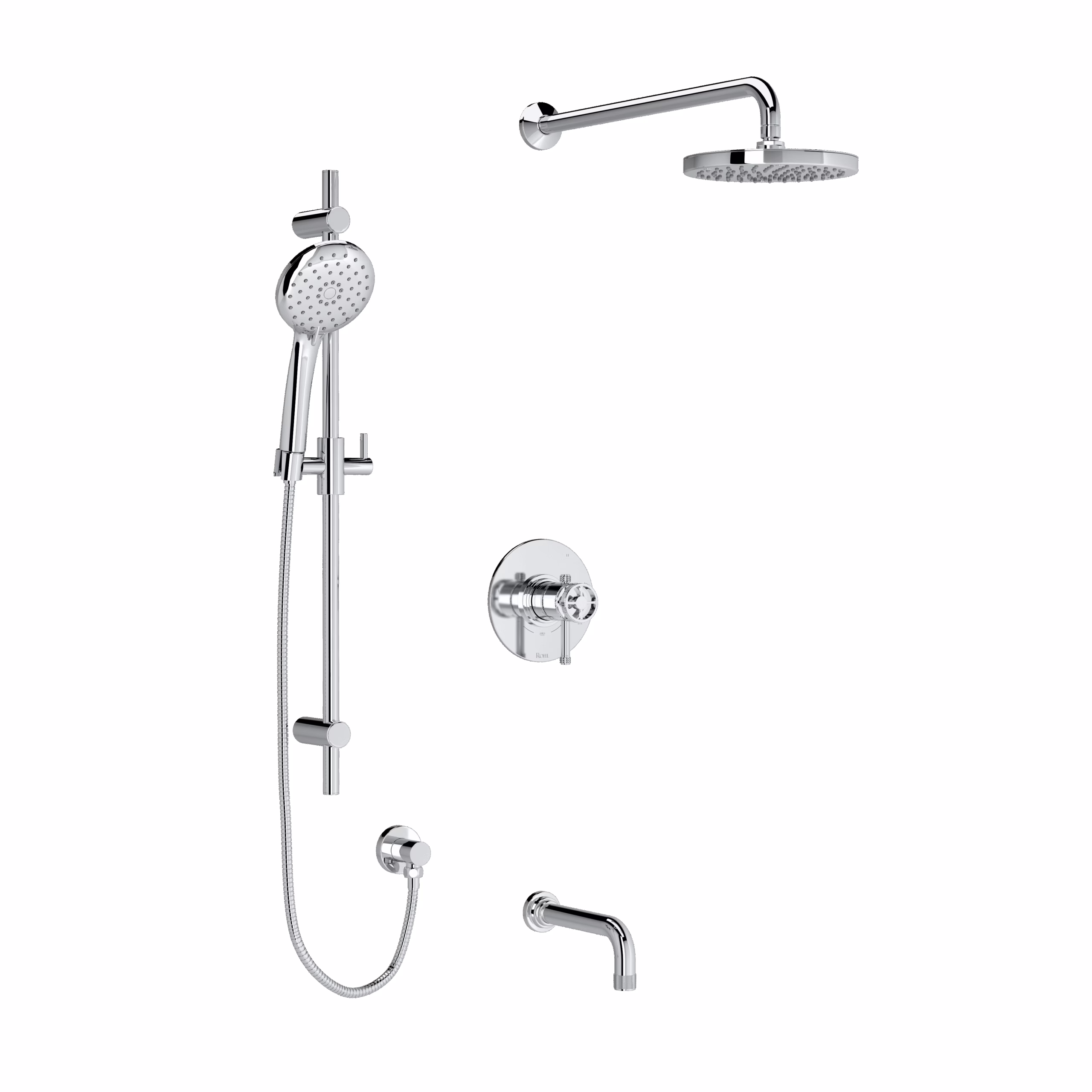 ROHL | Polished Chrome Shower Kit 1345 Trim