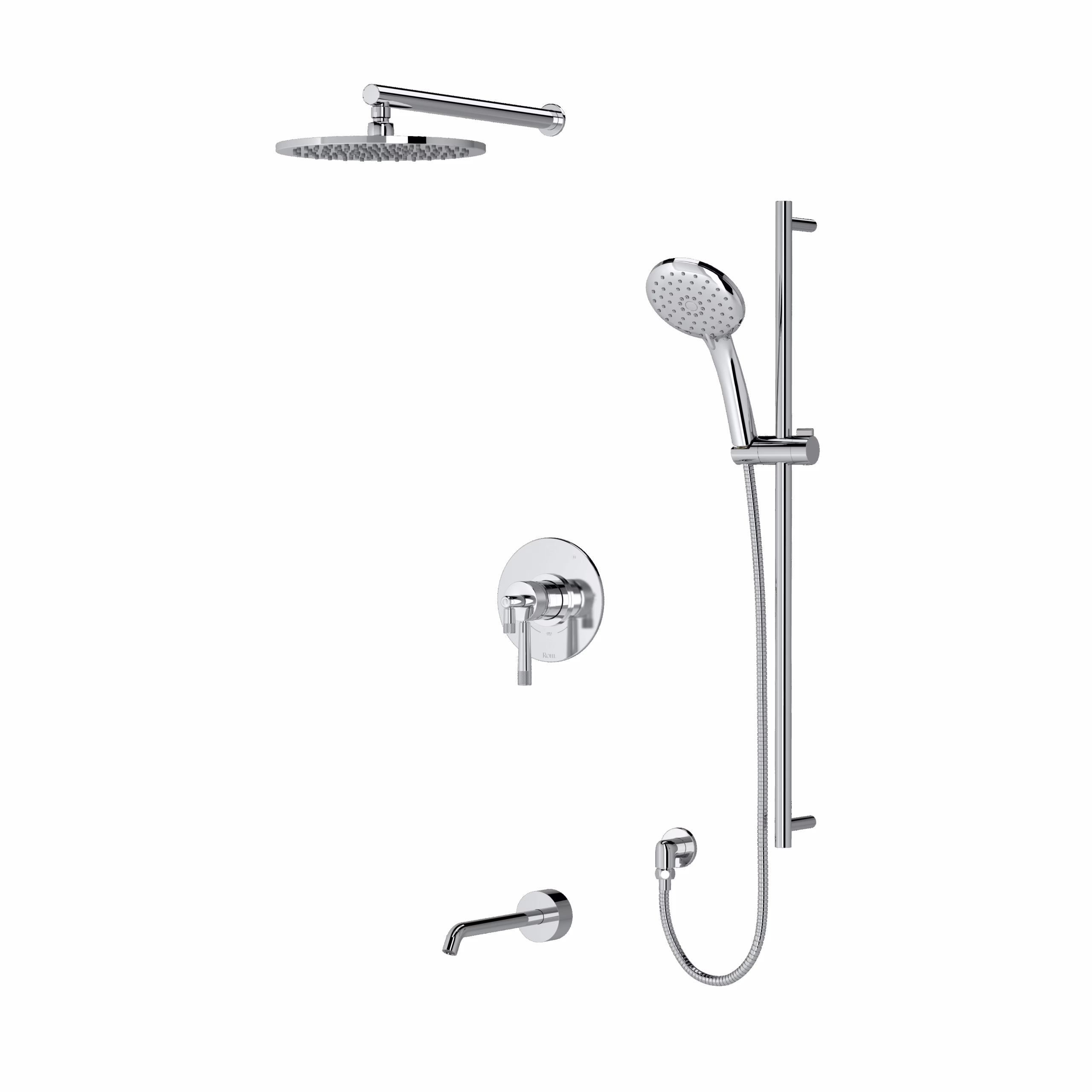 ROHL | Polished Chrome Shower Kit 1345 Trim