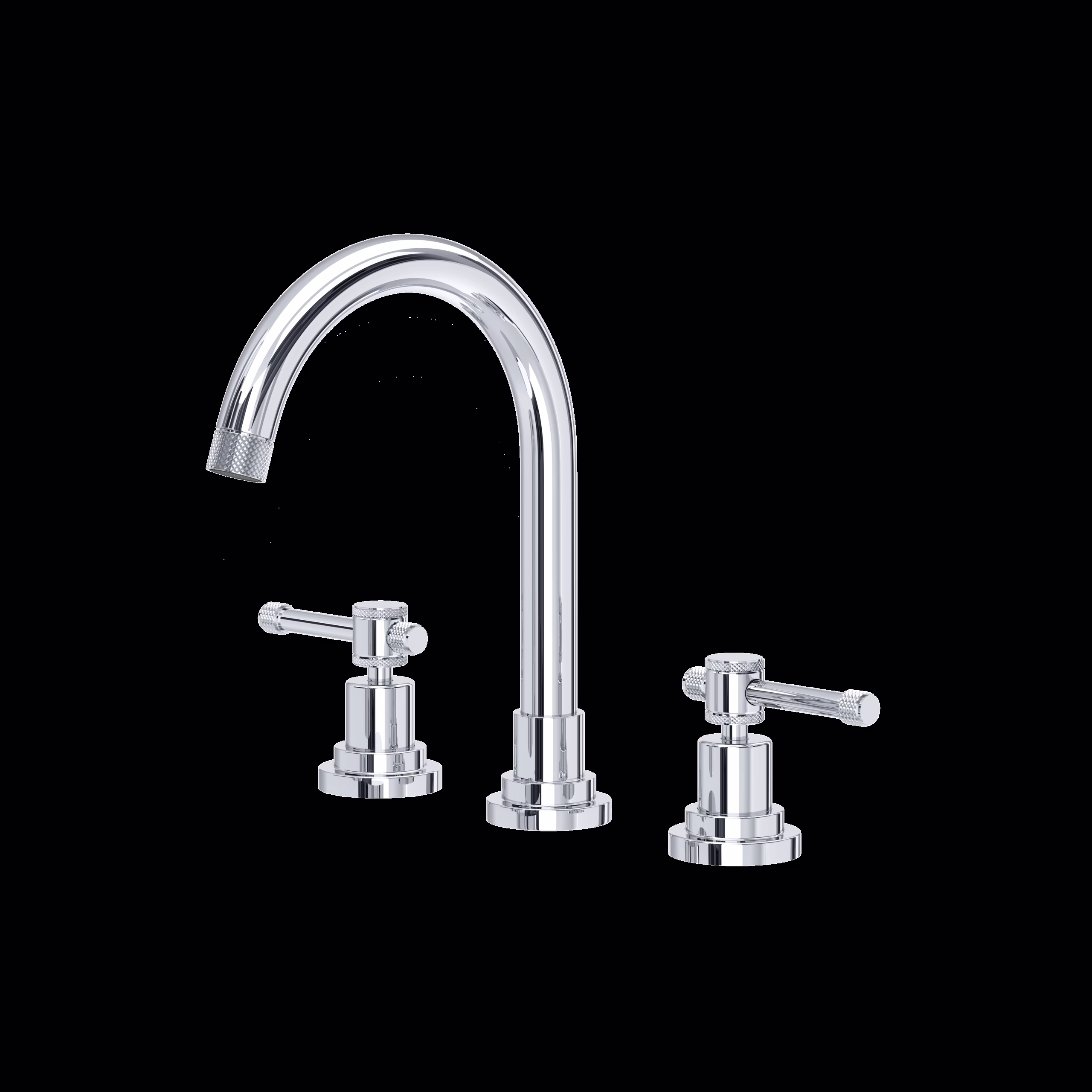 ROHL | Polished Chrome Campo™ Widespread Lavatory Faucet With C-Spout