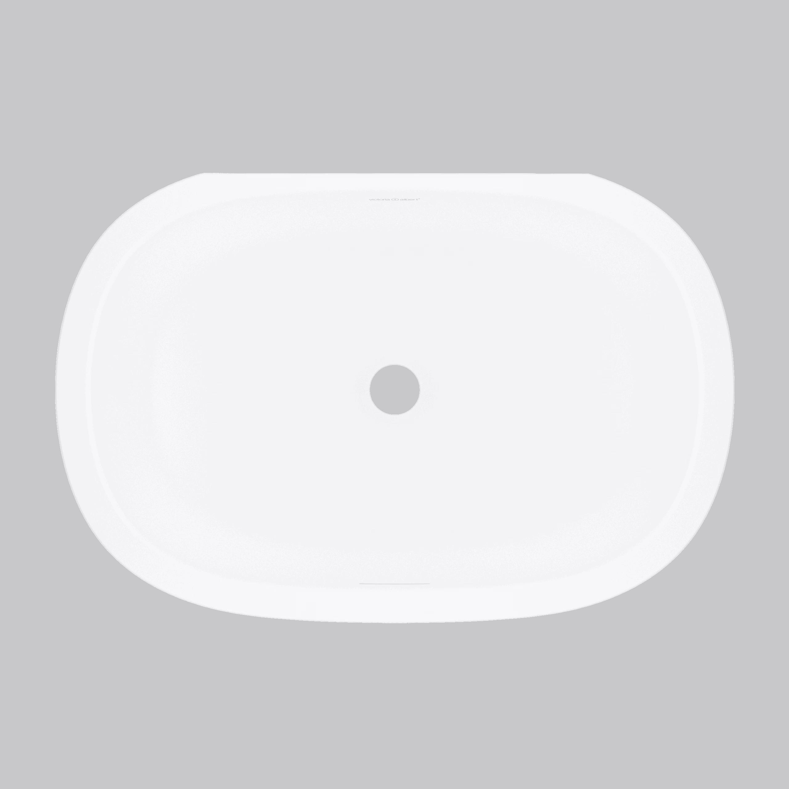 Victoria + Albert | Standard Matte White Barcelona 22" x 15" Undermount Oval Lavatory Sink