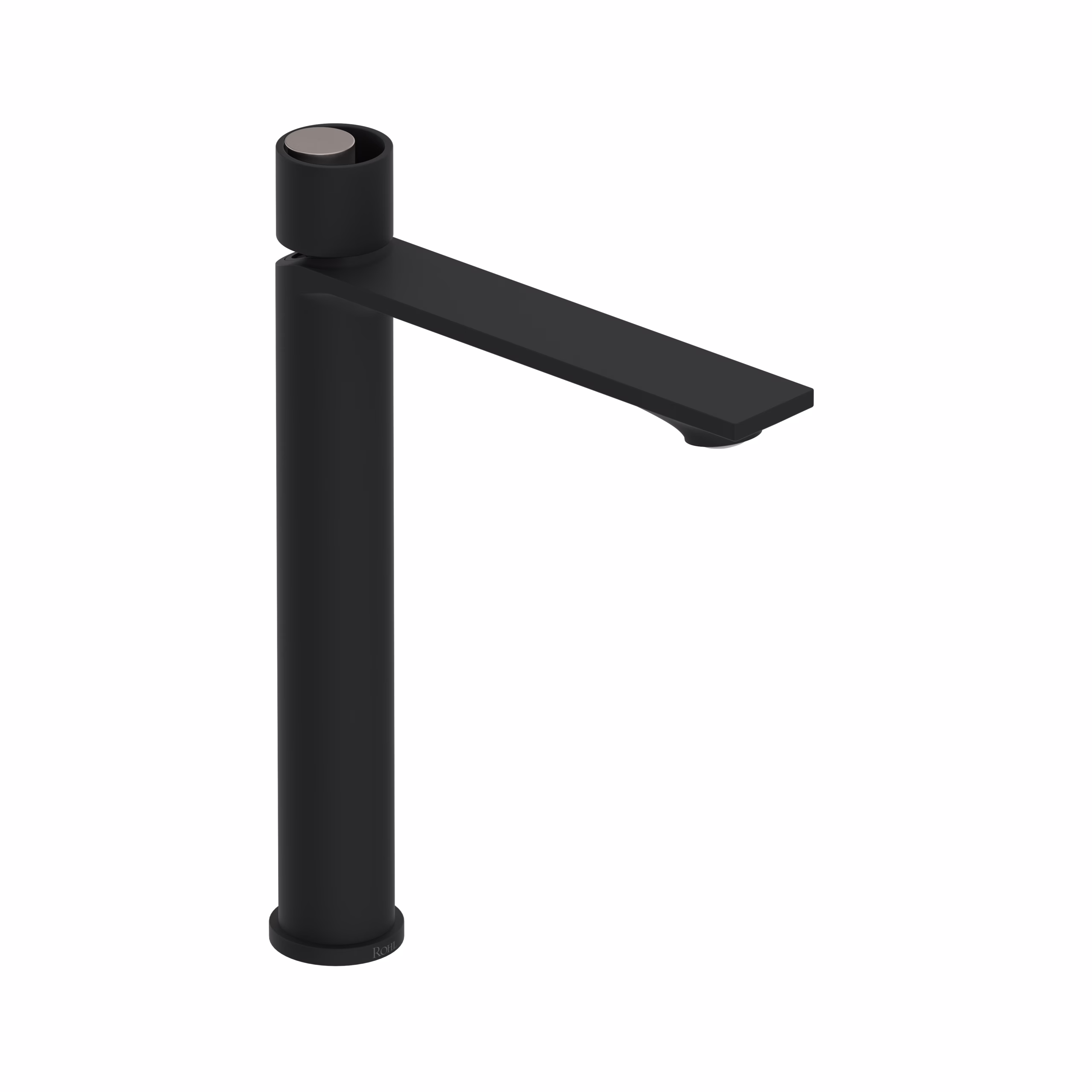ROHL | Matte Black/Satin Nickel Eclissi™ Single Handle Tall Lavatory Faucet