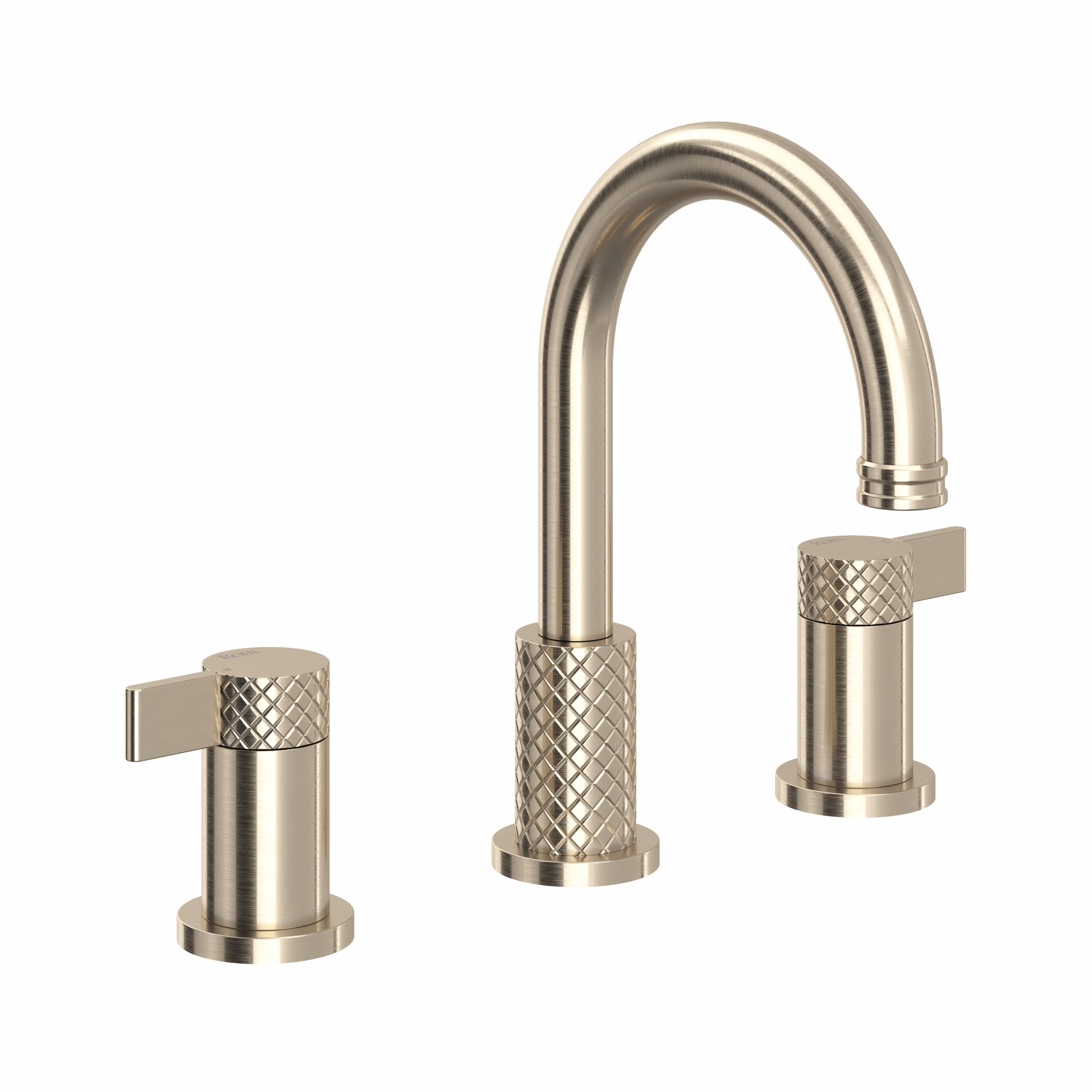 ROHL | Satin Nickel Tenerife™ Widespread Lavatory Faucet With C-Spout