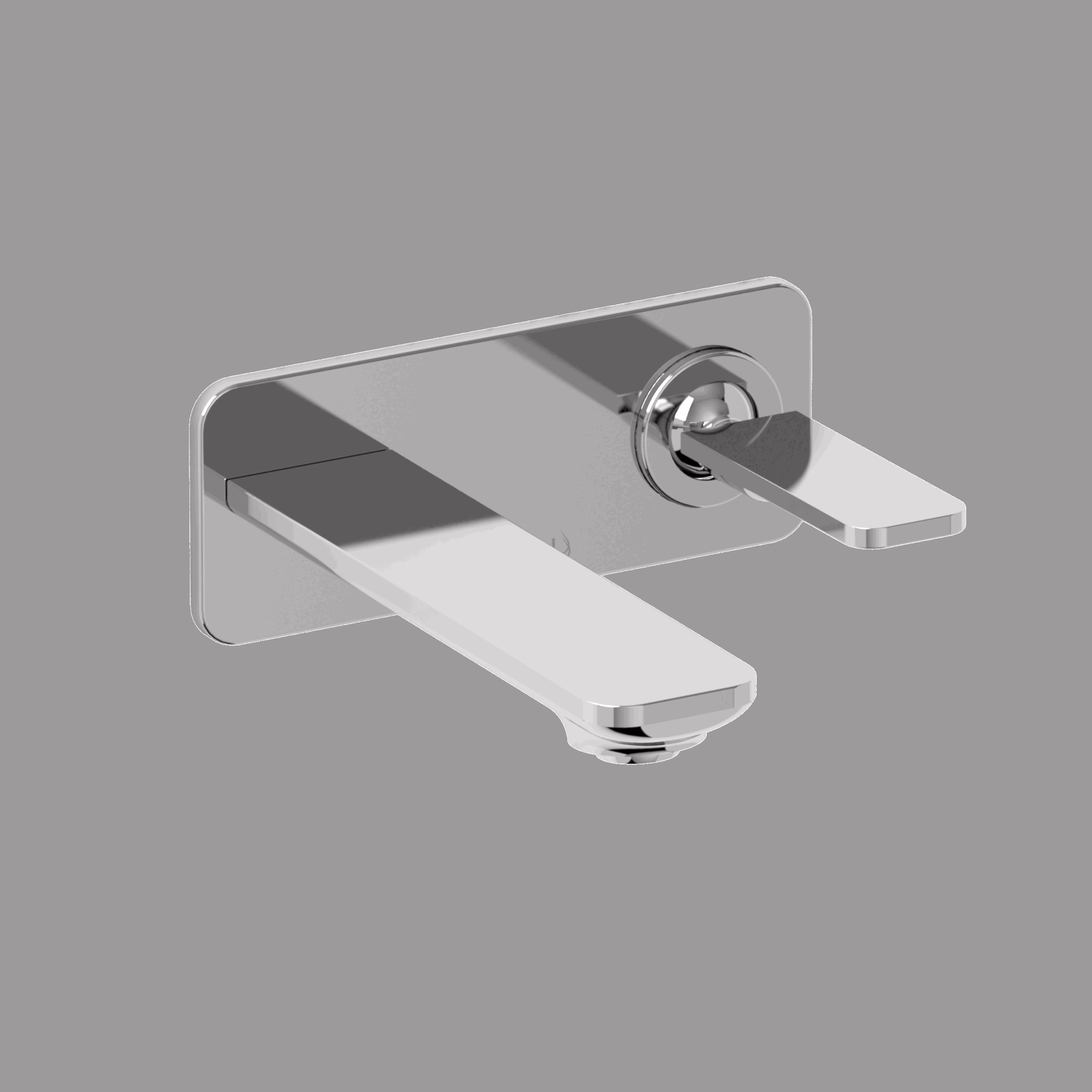 RIOBEL | Chrome Equinox™ Wall Mount Lavatory Faucet