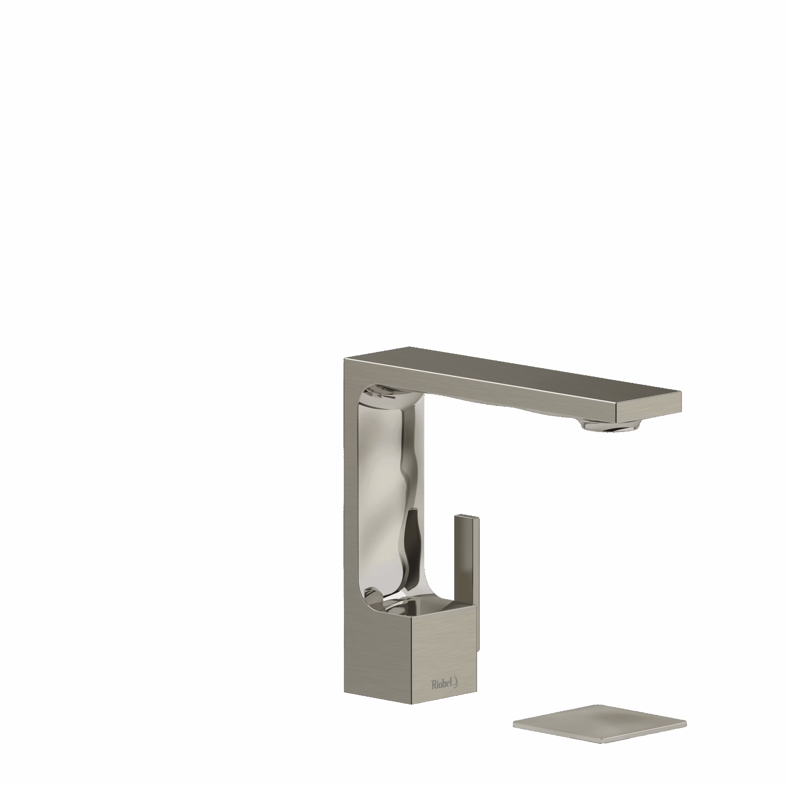 RIOBEL | Brushed Nickel Reflet™ Single Handle Lavatory Faucet
