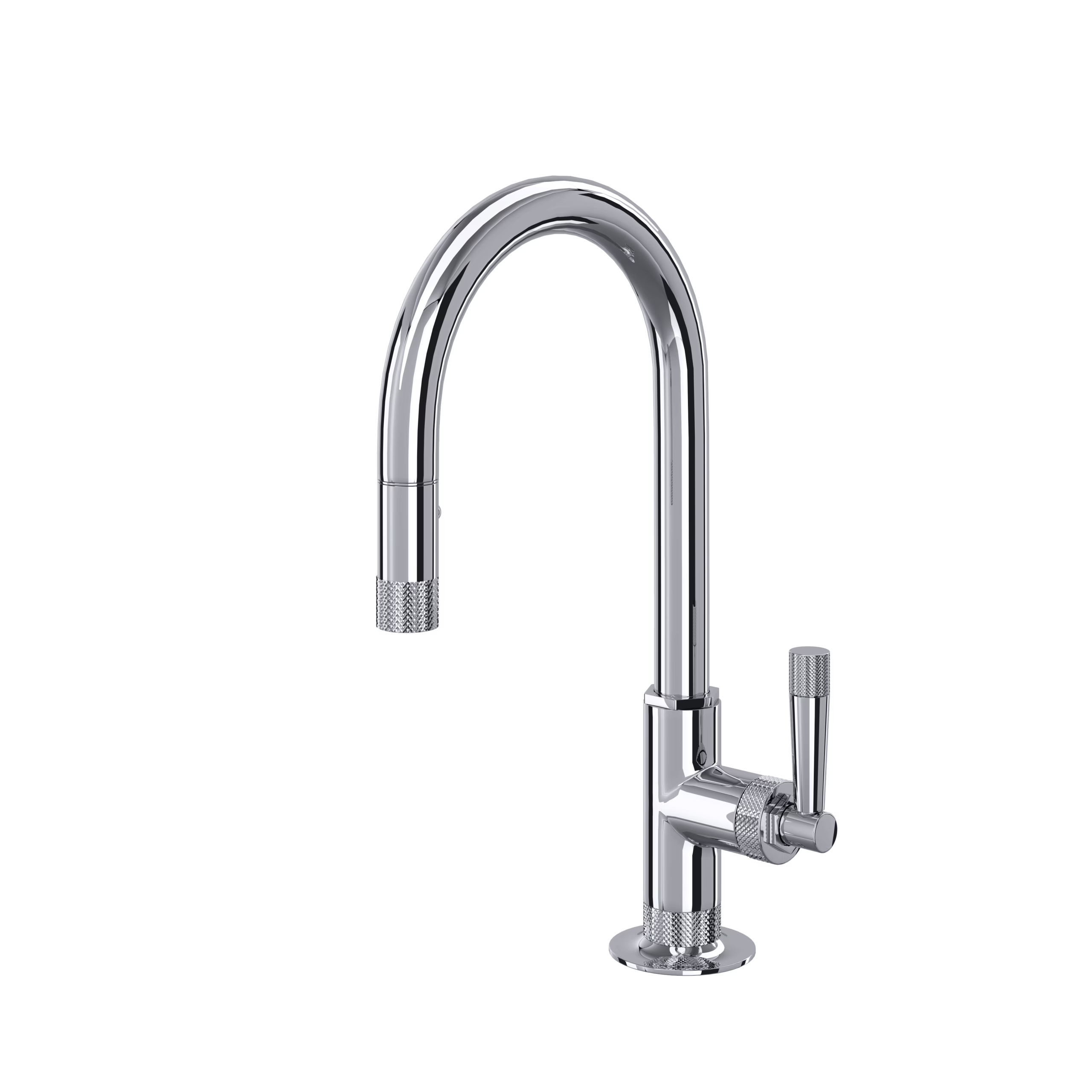 ROHL | Polished Chrome Graceline® Pull-Down Bar/Food Prep Kitchen Faucet With C-Spout