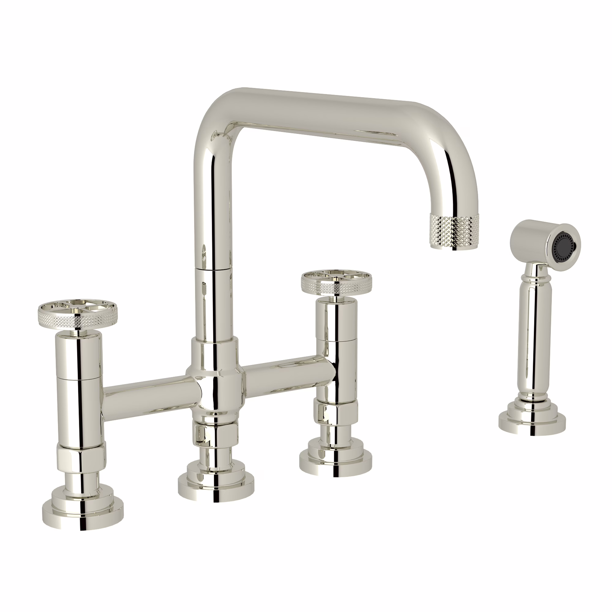 ROHL | Polished Nickel Campo™ Bridge Kitchen Faucet With Side Spray