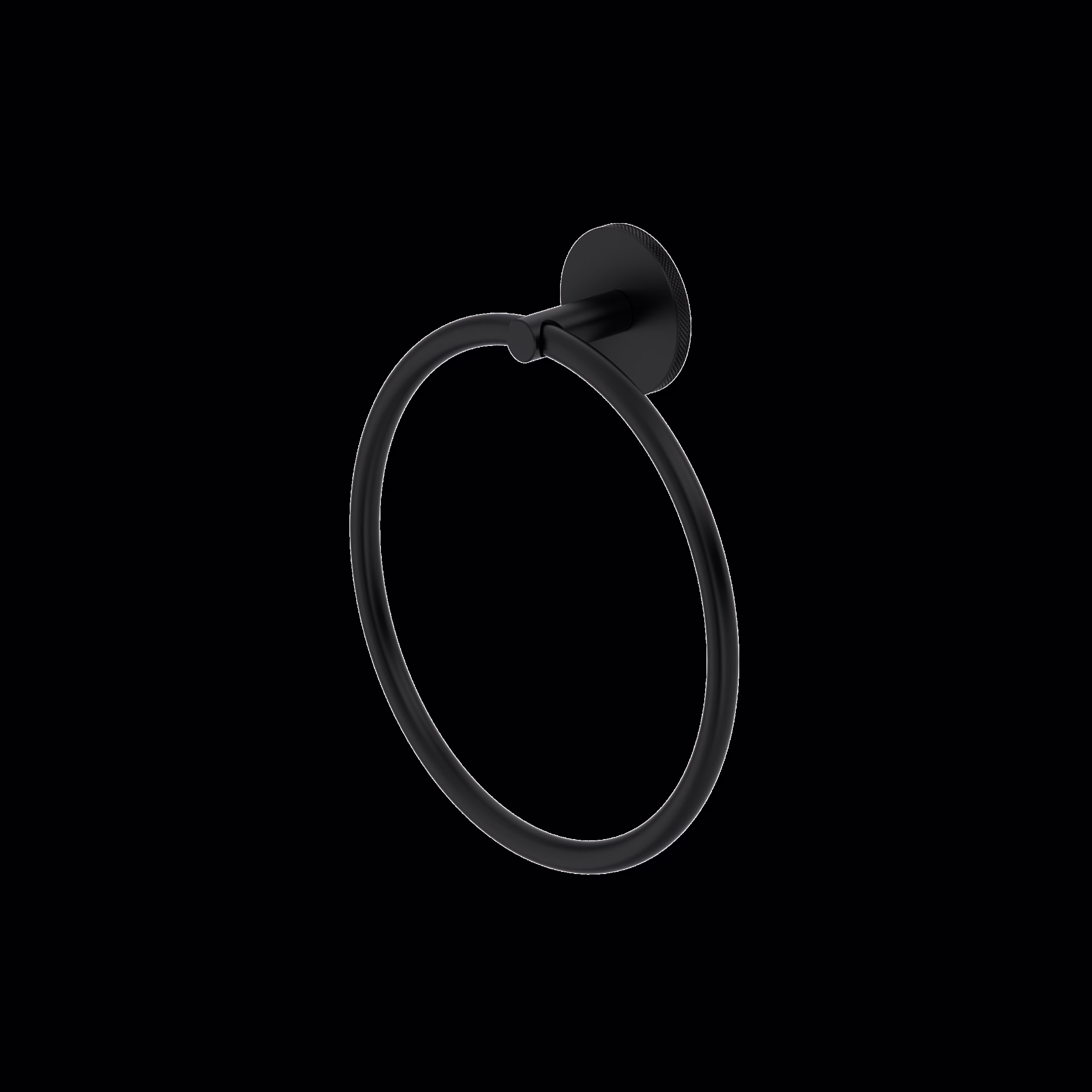ROHL | Matte Black Amahle™ Towel Ring